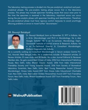 A Book of Pre-analytical, Analytical and Post-analytical Phases of Laboratory Testing for DMLT Students
