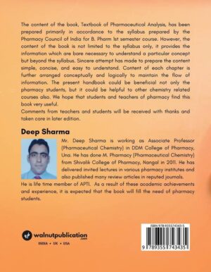 Textbook of Pharmaceutical Analysis