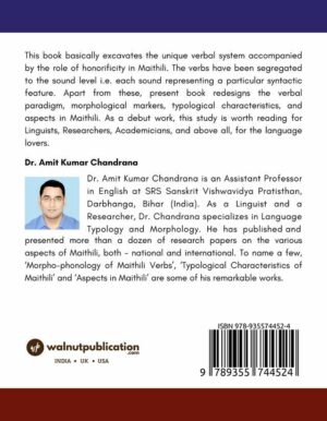 The Morpho-phonological Study of Verbs in Maithili