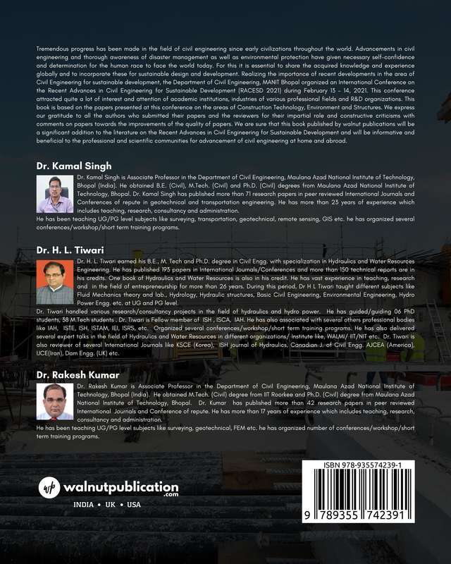 Advances in Civil Engineering for Sustainable Development - Construction Technology, Environment and Structures - Image 3