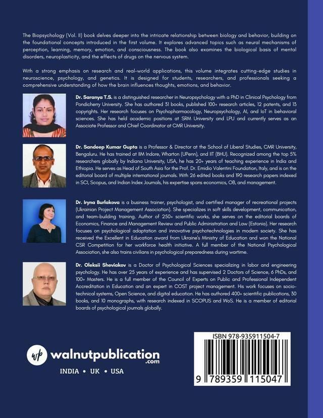 Textbook of Biopsychology Vol-III - Image 2