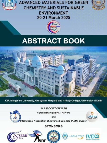 2nd International Conference on Advanced Materials for Green Chemistry and Sustainable Environment (AMGSE-2025), 20-21 March 2025
